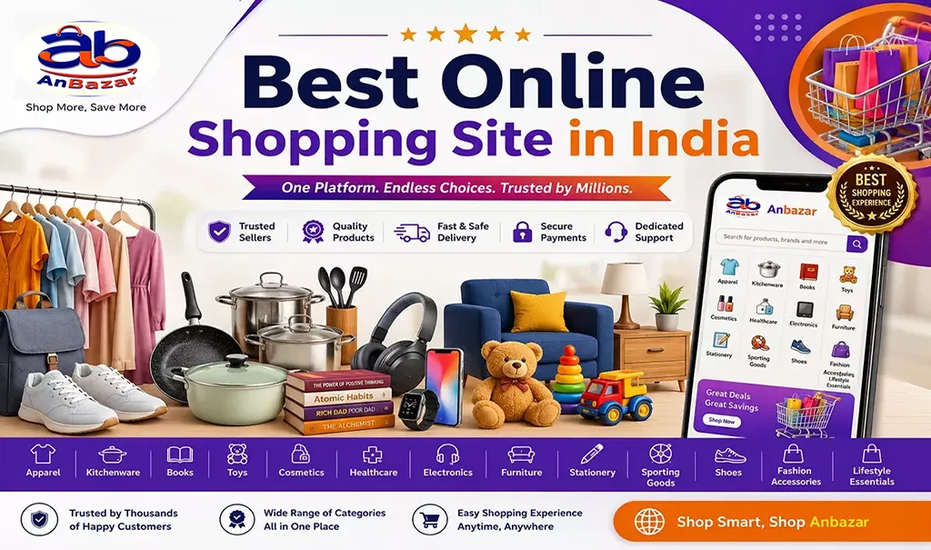 Best Online Shopping Site in India – Shop Quality Products at Anbazar