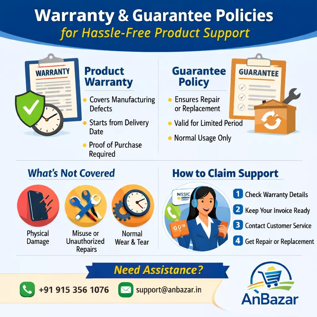 Warranty & Guarantee Policies for Hassle-Free Product Support