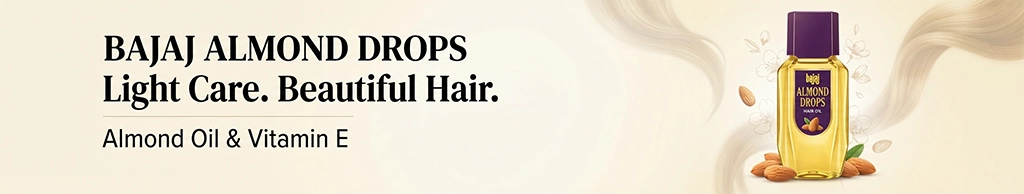 Bajaj Almond Drops banner