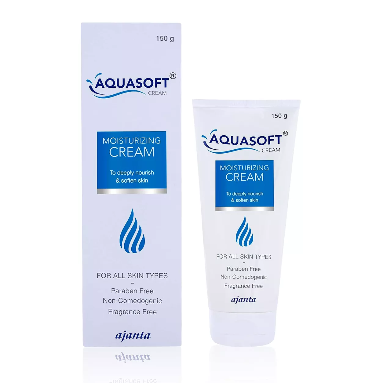 Natural Skin Moisturizer AQUASOFT Moisturising Cream 150g | 1 Pack