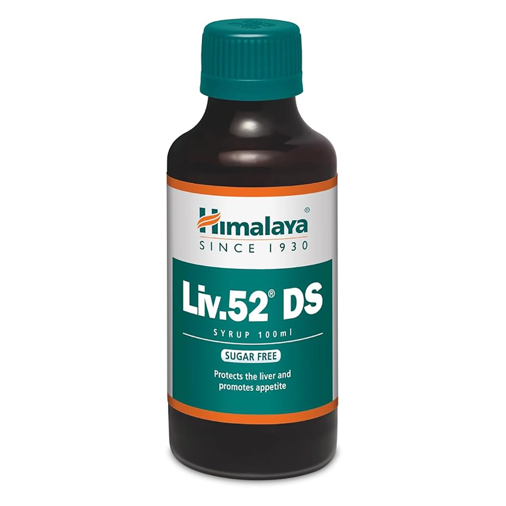 Himalaya Liv 52 DS Syrup Sugar Free 100ml Liver Care Supplement Pack of 1