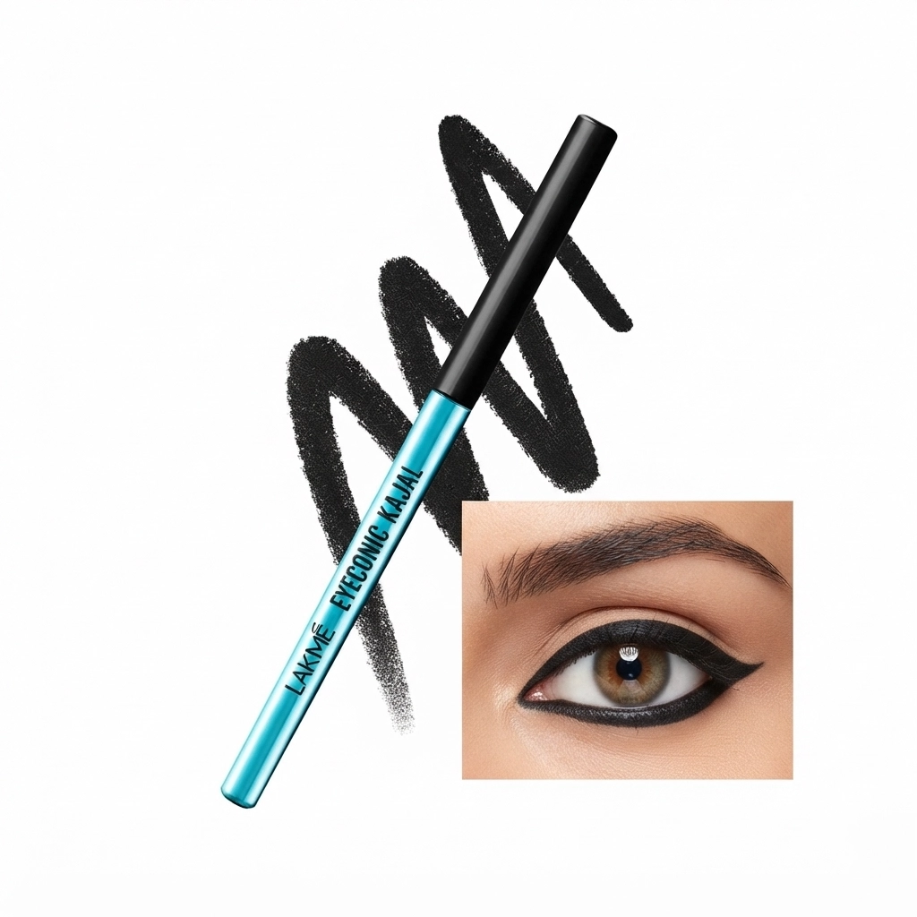 lakme eyeconic kajal Turquoise Waterproof Smudge Proof 0.35g | 1 Count
