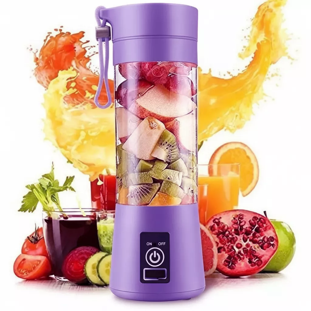 Blender Mixer Generic Portable USB Rechargeable 380ml Bottle