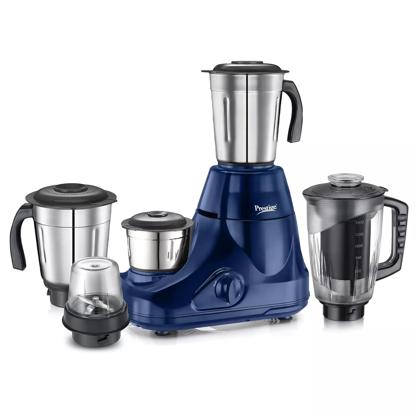 Mixer Grinder 750 Watts Prestige Astra 5 Jars Juicer Blue